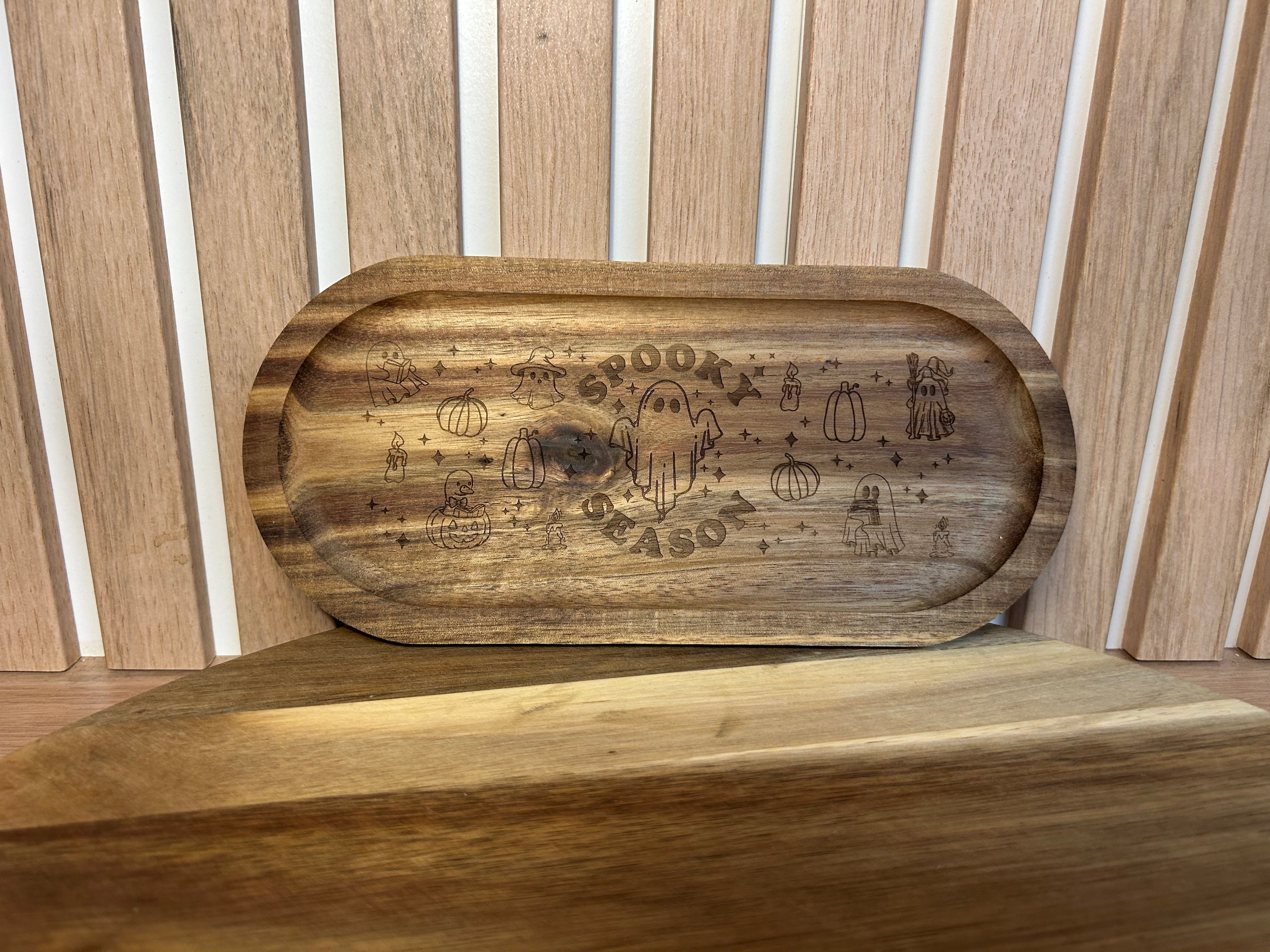 Petit plateau en bois – Spooky season