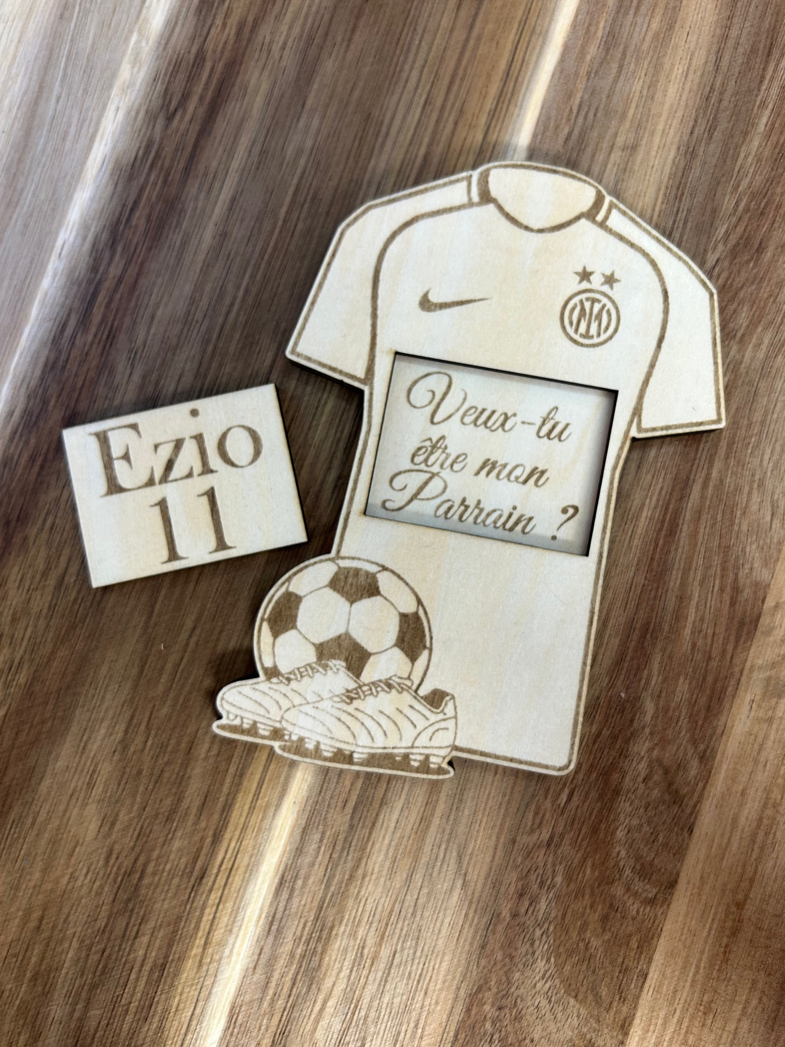 Maillot de foot annonce parrain