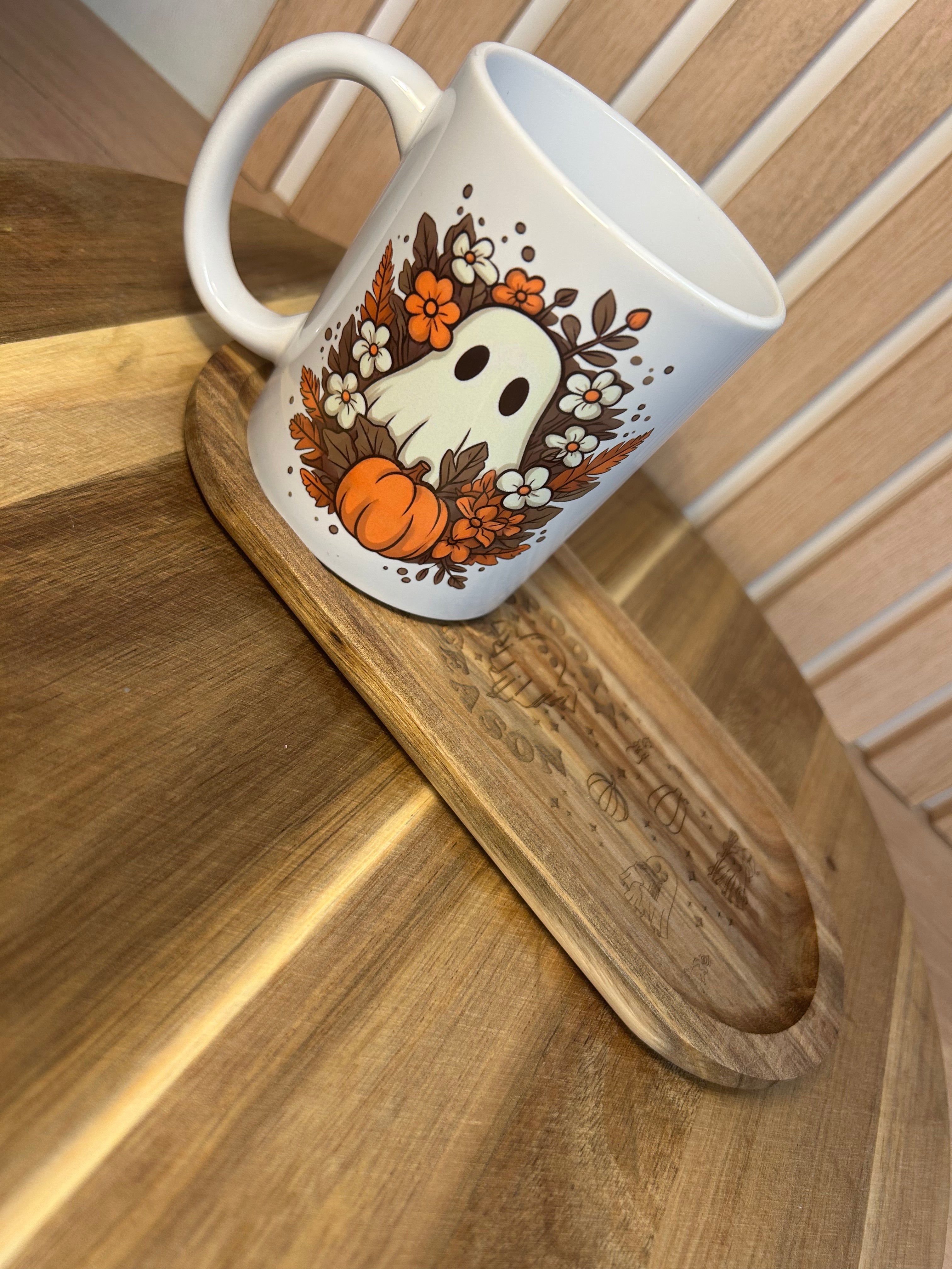Petit plateau en bois  – Spooky season