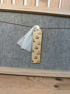 Marque-page en bois personnalisable