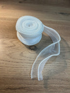 Boule de noël blanche 8cm