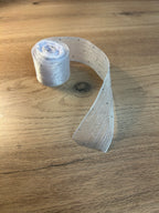 Boule de noël blanche 8cm