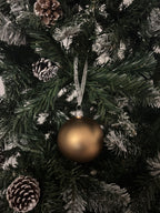 Boule de noël bronze 8cm