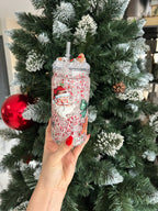 Gobelet noël rouge et blanc