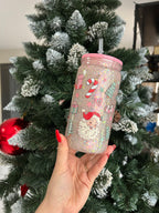 Gobelet noël rose