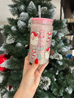 Gobelet noël rose