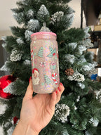 Gobelet noël rose