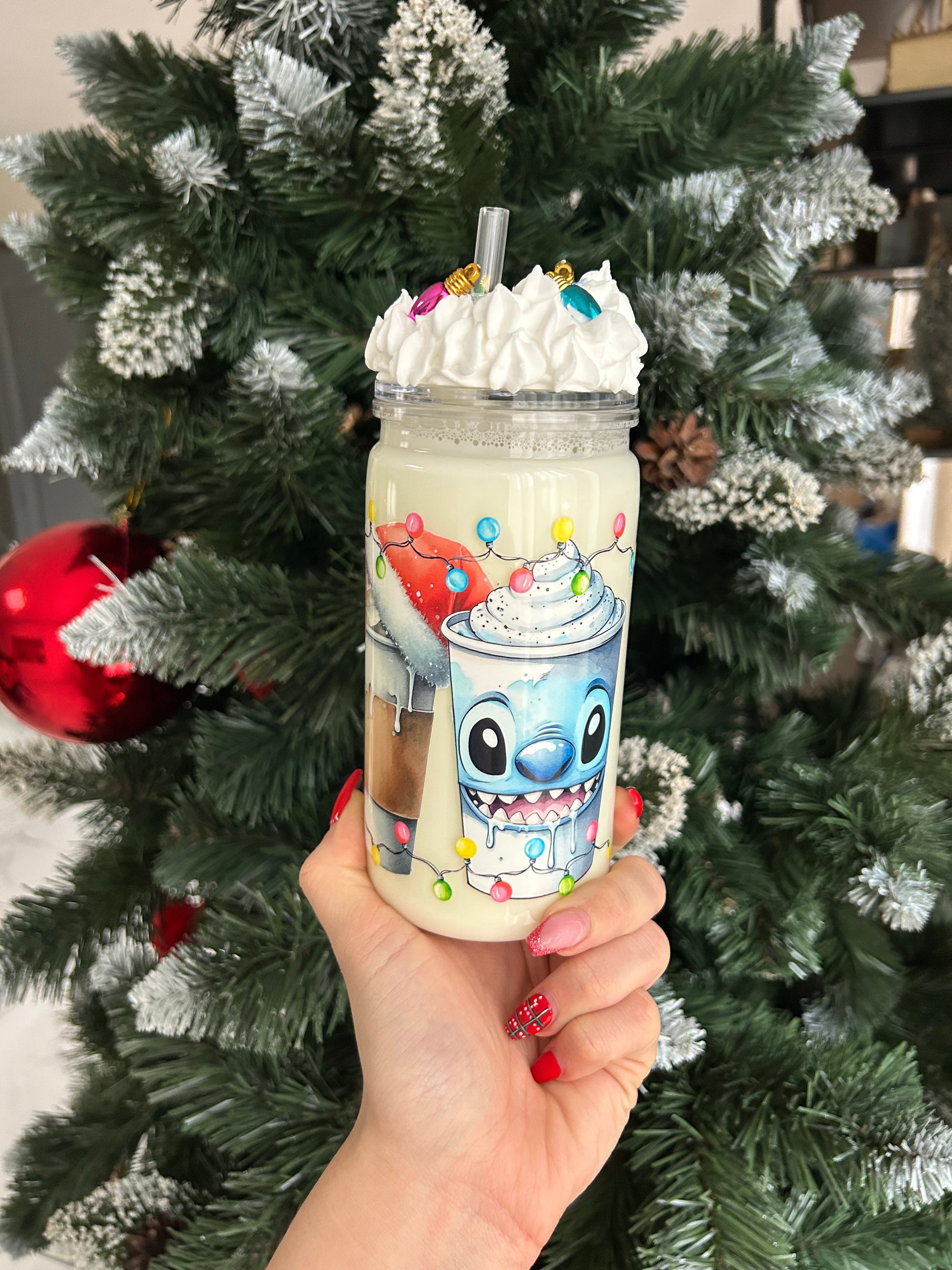 Gobelet lait chaud Stitch