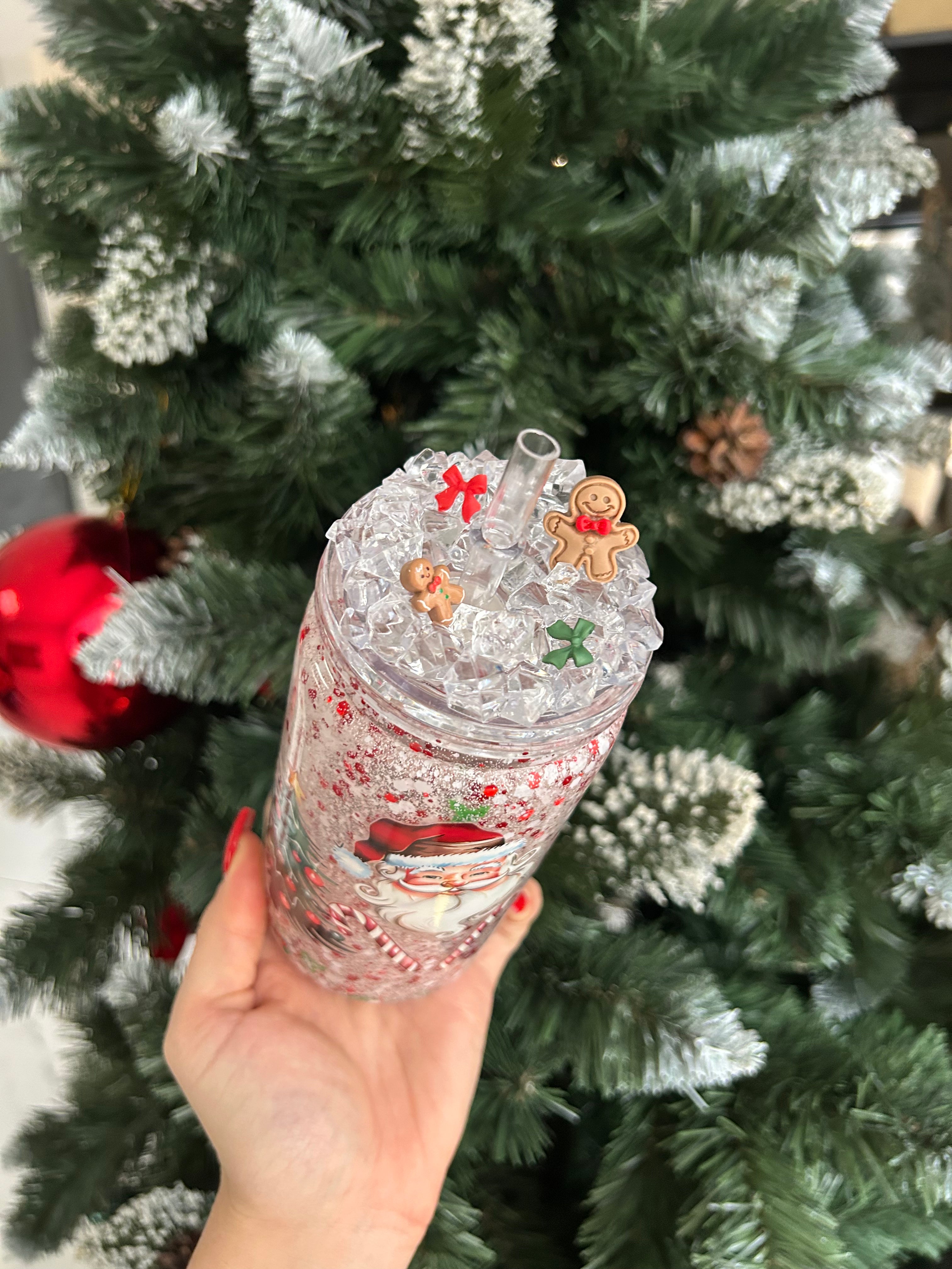 Gobelet noël rouge et blanc