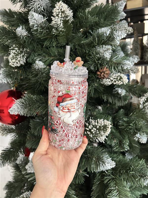 Gobelet noël rouge et blanc
