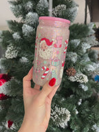 Gobelet noël rose